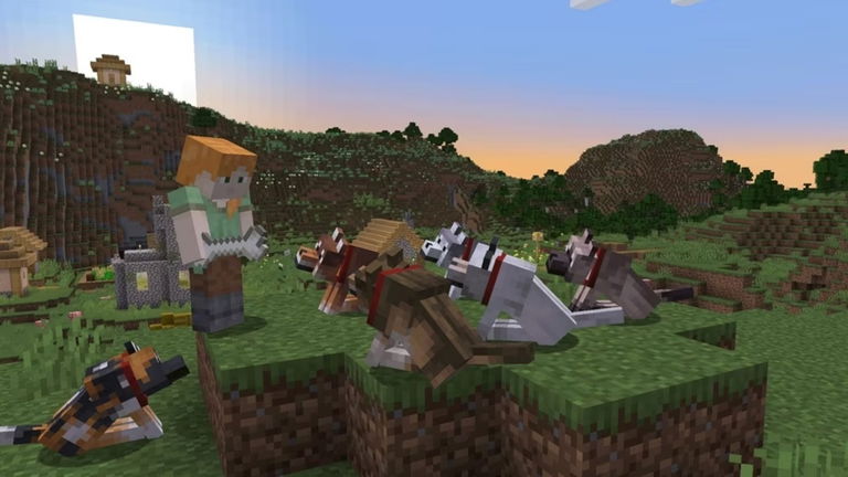 Comparan a los lobos de Minecraft con sus variantes en la vida real