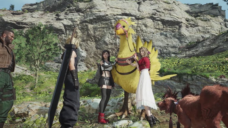 Google celebra la llegada de Final Fantasy VII Rebirth con una animación especial de chocobos