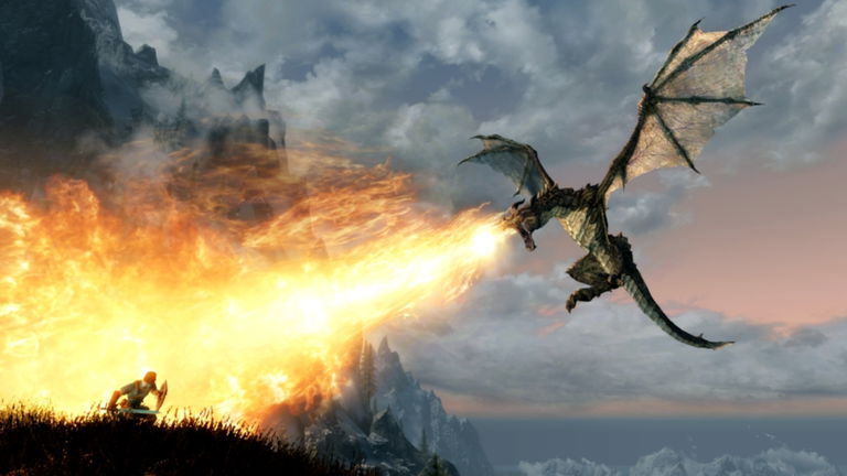Los jugadores de Skyrim descubren por qué no hay dragonas en el juego