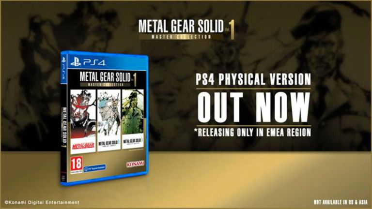 Metal Gear Solid: Master Collection Vol.1 ya está disponible en formato físico para PS4