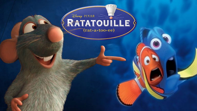 Esta escena de Ratatouille muestra una oscura referencia a Buscando a Nemo