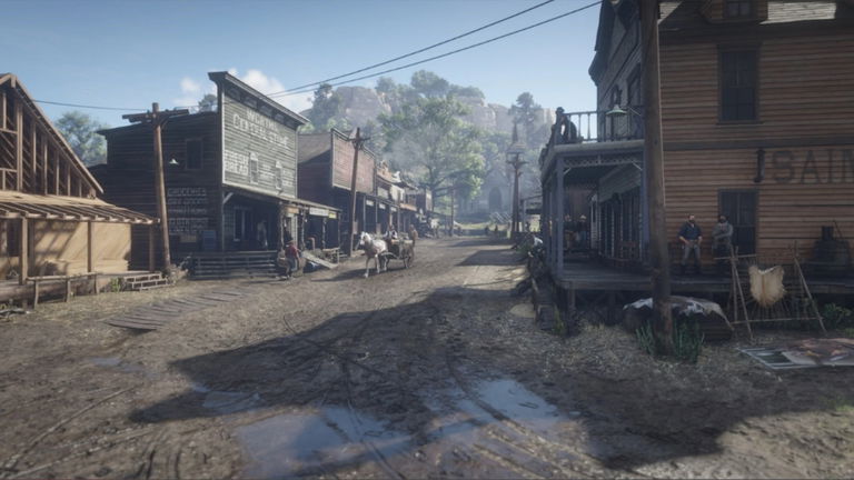 Este jugador de Fortnite ha creado la ciudad de Valentine de Red Dead Redemption 2