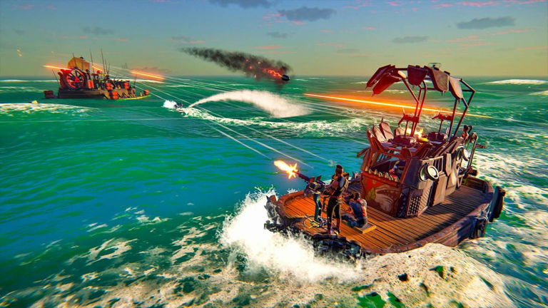 Este juego es como jugar a la película de los Piratas del Caribe