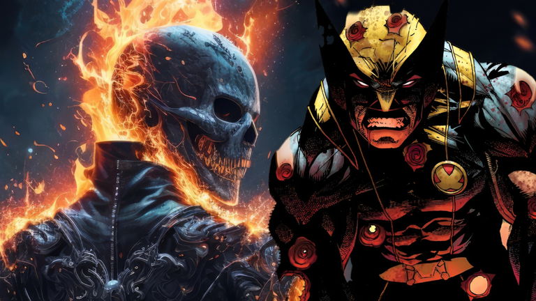 Lobezno enciende su furia como el nuevo Ghost Rider en el Universo Marvel