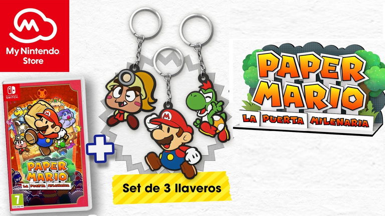 Reserva ya Paper Mario y la Puerta Milenaria con varios extras y merchandising en My Nintendo Store