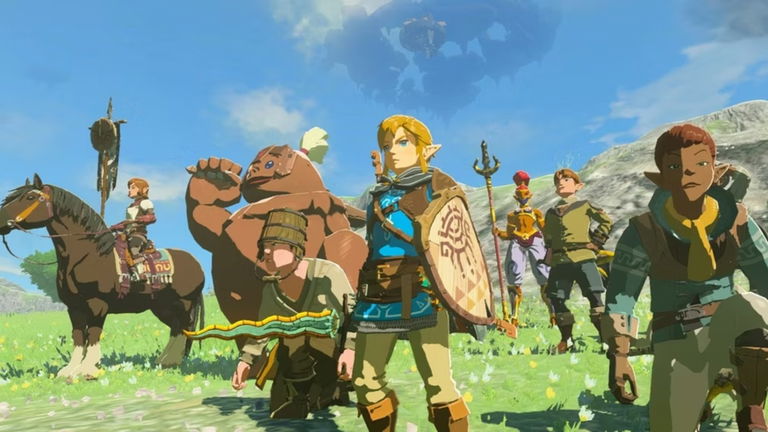 Un jugador de Zelda Tears of the Kingdom crea un coche de carreras