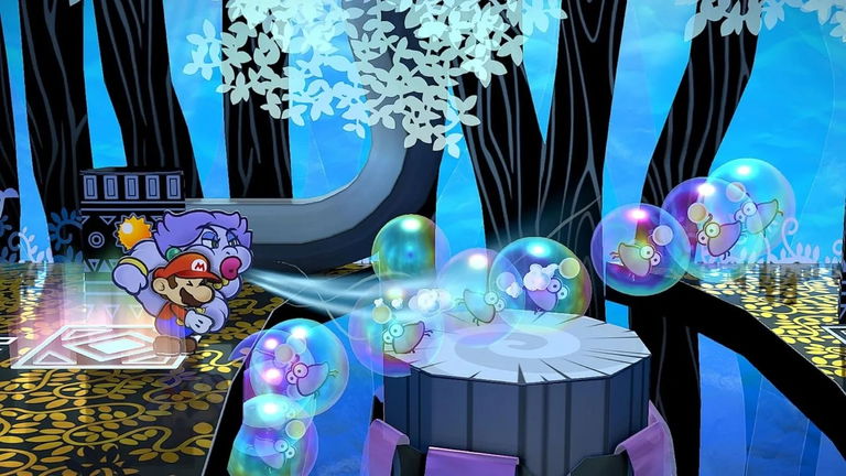 Paper Mario: La puerta Milenaria deleita a sus seguidores con este gameplay en el Bosque Maravilloso