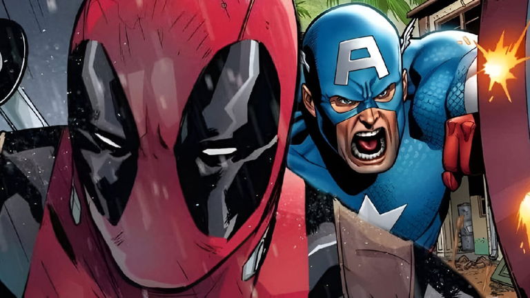 Deadpool toma el escudo como una extraña versión de Capitán América en Marvel