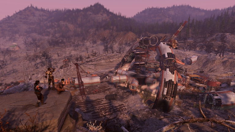 Este jugador de Fallout 76 obtiene una vista privilegiada de una explosión nuclear mientras exploraba