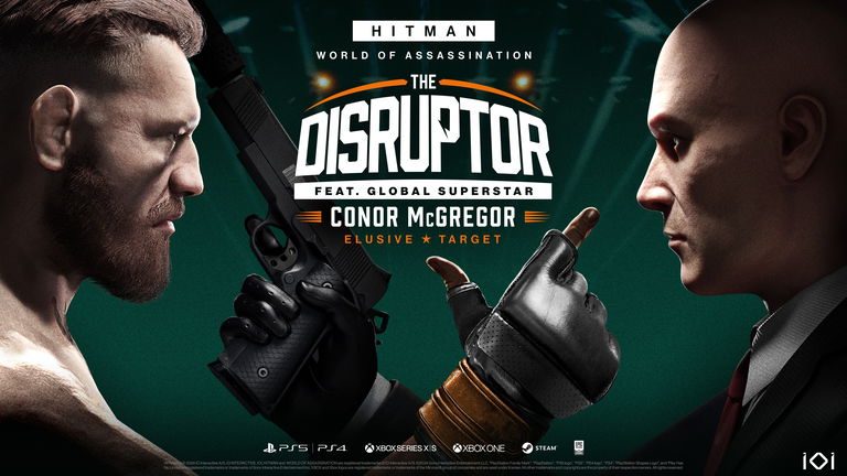 Conor McGregor será el Objetivo Escurridizo en la nueva misión de Hitman
