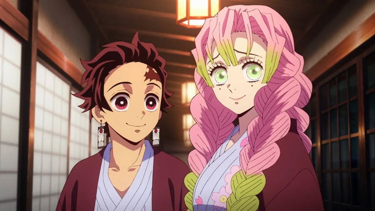 Demon Slayer reúne a Tanjiro y Mitsuri en la escena post créditos de la temporada 4