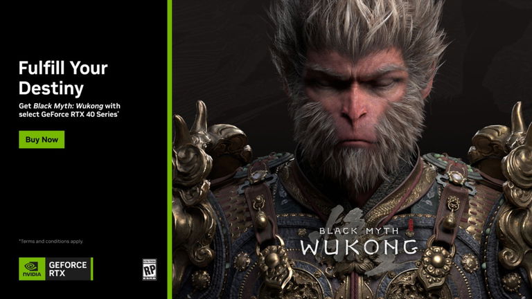 NVIDIA regala el juego Black Myth: Wu Kong comprando una RTX 4070 o superior