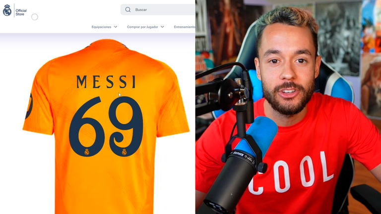 TheGrefg revela qué ha sucedido con su camiseta de Messi en el Real Madrid y las consecuencias