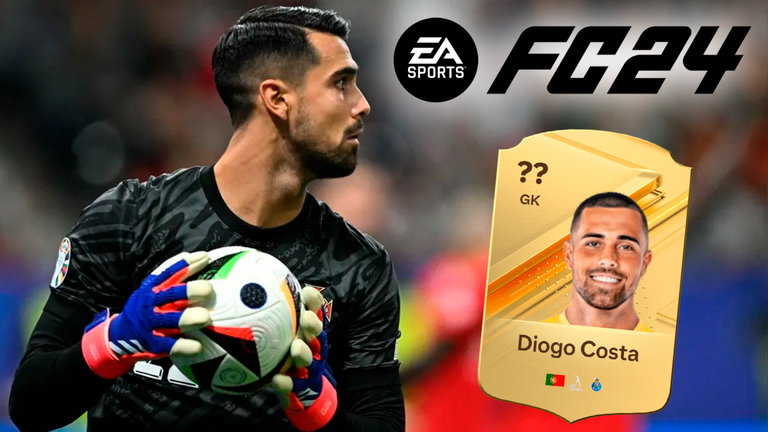 Así es Diogo Costa, el héroe que salvó a Cristiano Ronaldo, en EA Sports FC 24