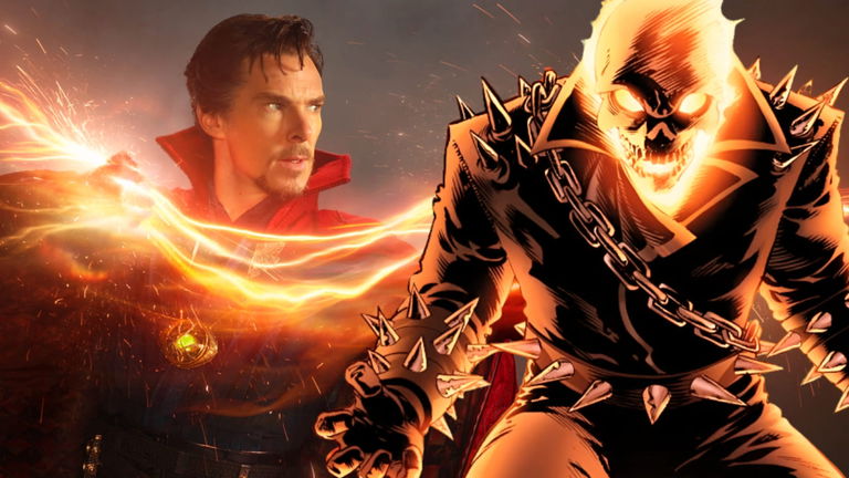 Doctor Strange se convierte en una increíble versión de Ghost Rider para el UCM