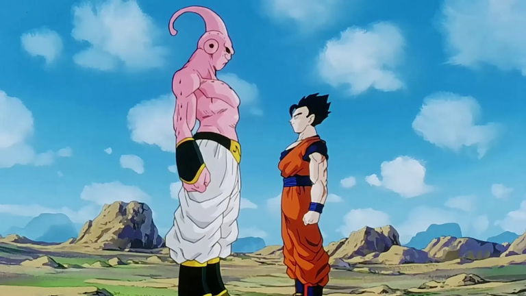 Dragon Ball muestra un rarísimo arte de Buu y Gohan de hace más de 30 años