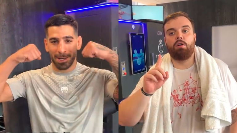 Ibai sorprende a Ilia Topuria en su entrenamiento conjunto: "No cualquiera aguanta los entrenamientos aquí eh"