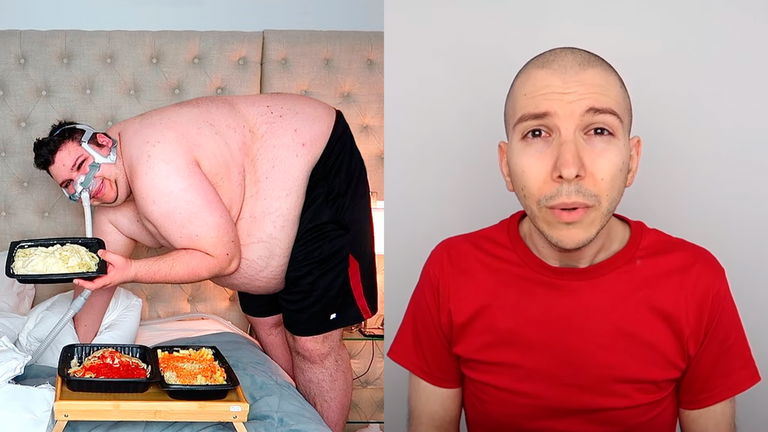 La historia de Nikocado Avocado, el youtuber que perdió 113 kilos en 2 años en secreto como experimento social