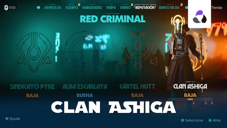 Todas las recompensas del Clan Ashiga en Star Wars Outlaws