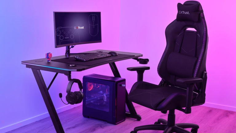 Trust presenta su nueva mesa gaming RGB Luminus Pro