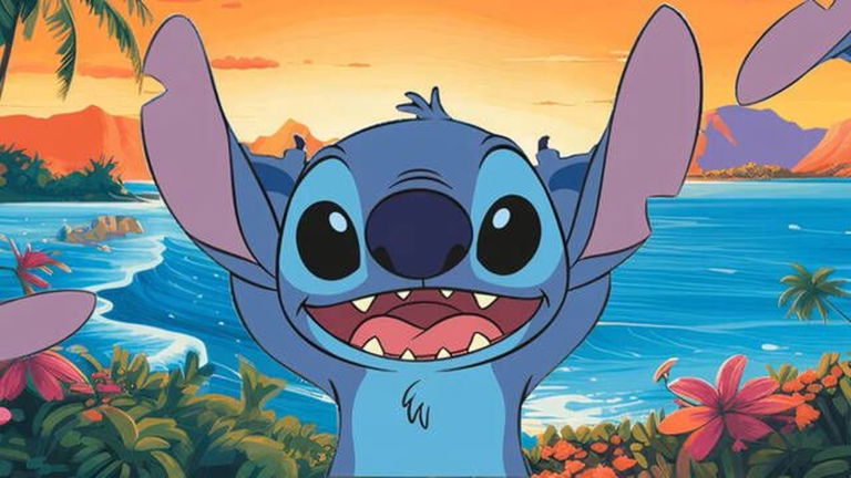 Stitch se muestra en la primera imagen de su película live-action