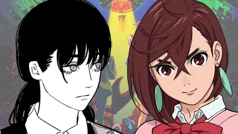 Chainsaw Man y Dandadan se unen en esta adorable ilustración de Asa Mitaka y Momo Ayase