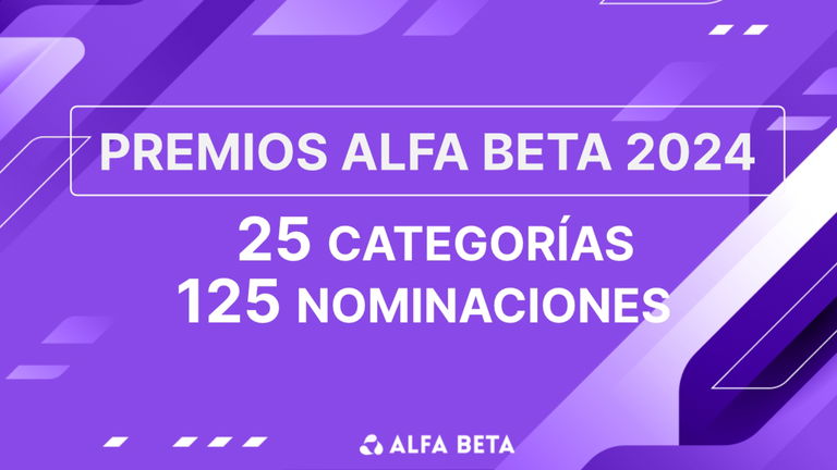 Premios Alfa Beta 2024: 25 categorías y 125 nominados para celebrar un grandísimo año en el gaming