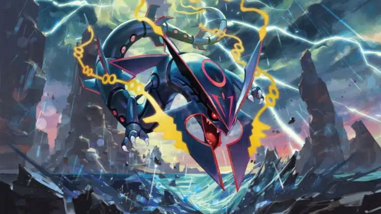 Pokémon Escarlata y Púrpura reciben a Rayquaza shiny con este evento temporal