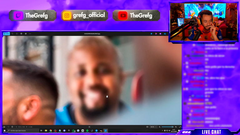 La "bronca" de TheGrefg a su editor en directo: "No me puedes pasar una miniatura con esta cara"