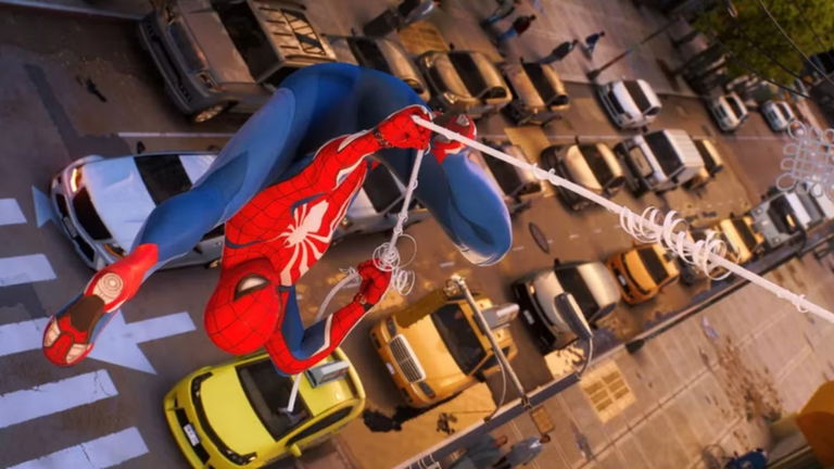 Un jugador de Marvel's Spider-Man 2 recrea los carteles de las películas de Tobey Maguire
