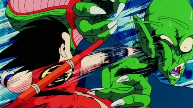 Dragon Ball revela un arte de hace 20 años de Goku contra King Piccolo