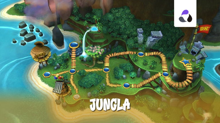 Mundo 1: Jungla al 100% en Donkey Kong Country Returns