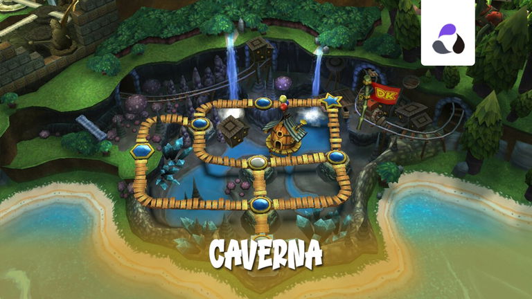 Mundo 4: Caverna al 100% en Donkey Kong Country Returns