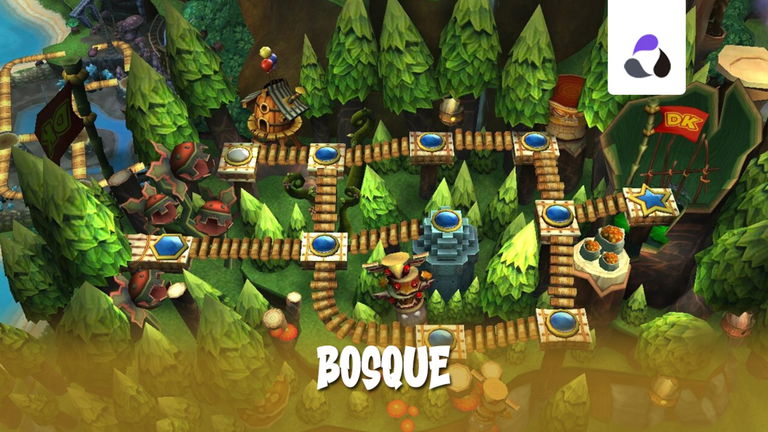 Mundo 5: Bosque al 100% en Donkey Kong Country Returns