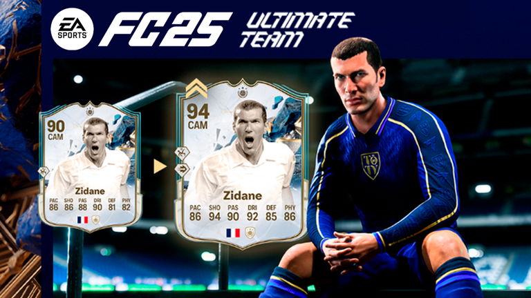 EA Sports FC 25 Ultimate Team: consigue un Zidane TOTY completamente gratis y mejóralo haciendo esto