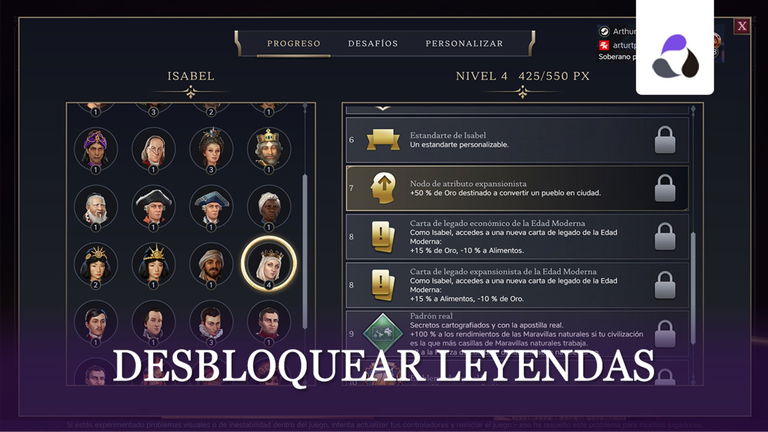 Cómo desbloquear más atributos para los líderes en Civilization VII