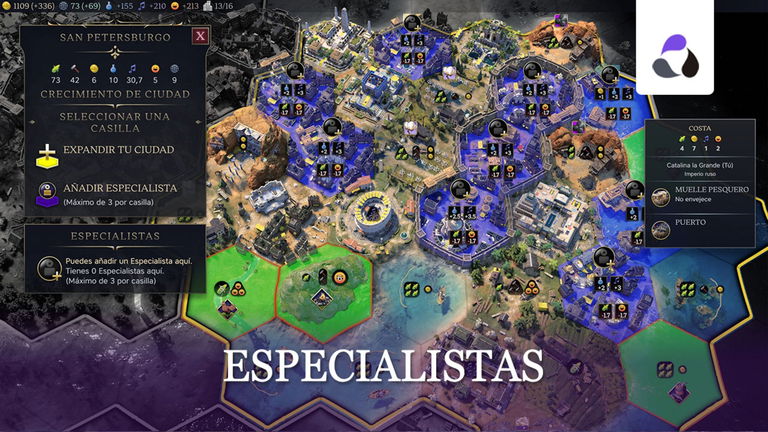 Cómo conseguir especialistas en Civilization VII y su función