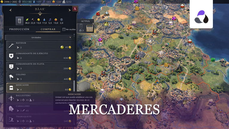 Mercaderes y rutas comerciales en Civilization VII y sus beneficios