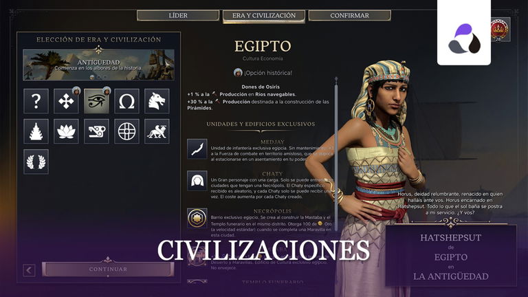 Todas las civilizaciones de Civilization VII y sus diferencias
