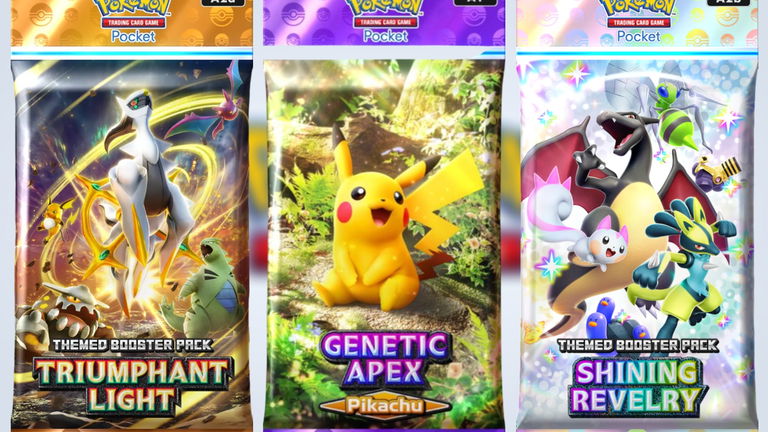 Pokémon TCG Pocket incluye la posibilidad de obtener 6 cartas en un único sobre