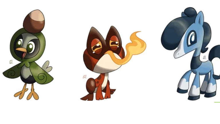 La décima generación de Pokémon puede haber dado a conocer a sus tres iniciales