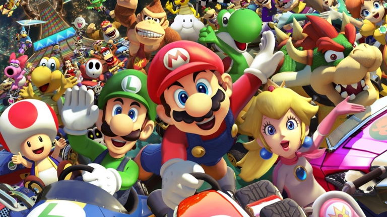 Jugadores de Mario Kart consiguen acceder a las pantallas de un avión en pleno vuelo para mostrar sus partidas