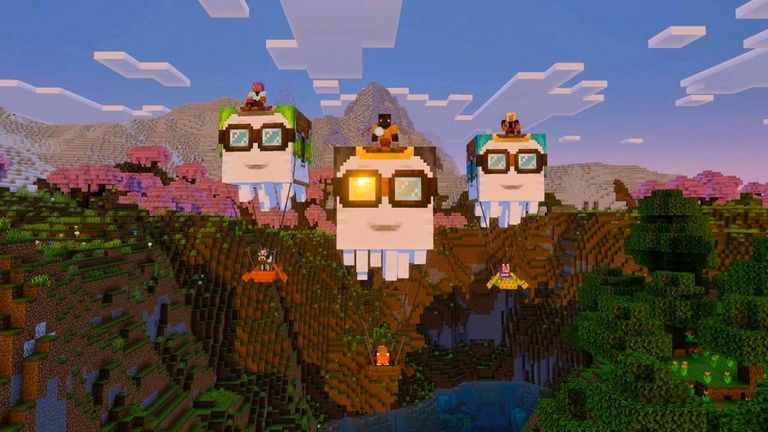 Un usuario de Minecraft crea una gigantesca estatua de Ghast que no ha pasado desapercibida