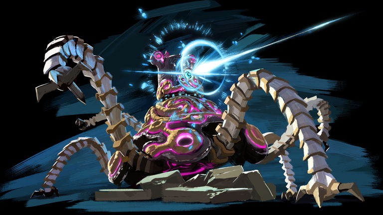 Un jugador de Zelda Breath of the Wild humilla a un Guardián como si estuviese en un anime