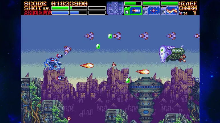 Inspirado en los shoot 'em up de 16 bits, este juego de Yuzo Koshiro llegará mañana a PS4 y PS5
