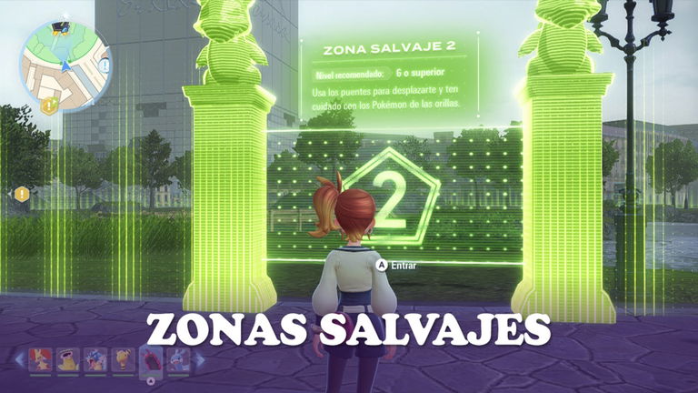 Todos las Zonas Salvajes de Leyendas Pokémon: Z-A