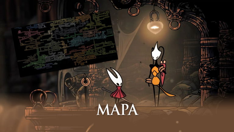Mapa completo y viaje rápido en Hollow Knight: Silksong