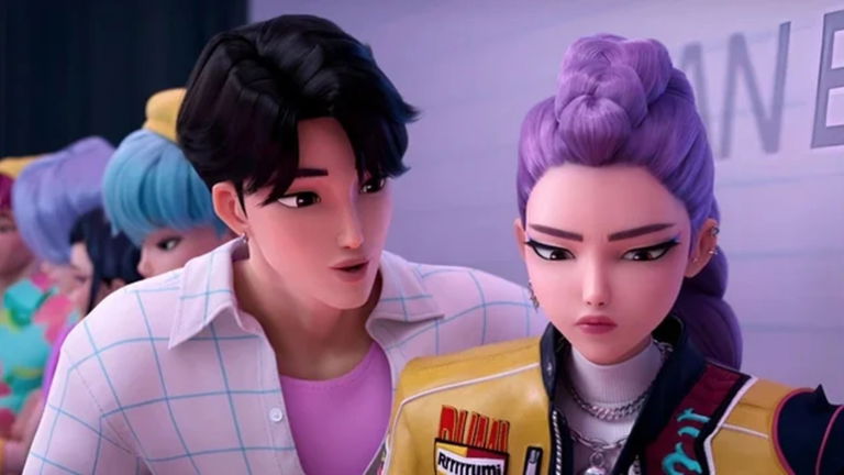 Las guerreras k-pop esconde un secreto en la reunión de Rumi y Juni