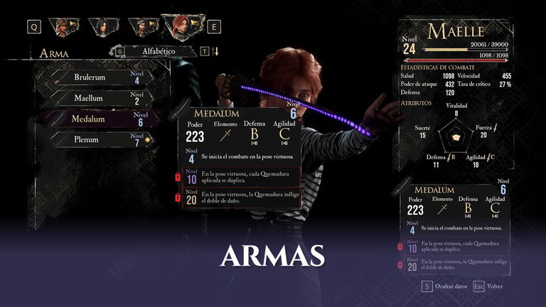 Todas las armas de Clair Obscur: Expedition 33 y cómo conseguirlas